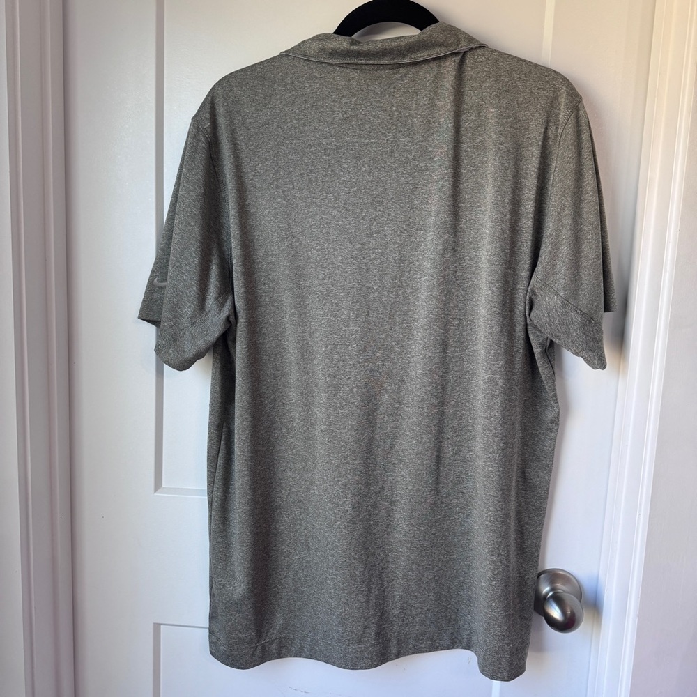 Nike Golf Dri-FIT Men's Performance Polo Heather Gray Short Sleeve Large - Picture 6 of 11